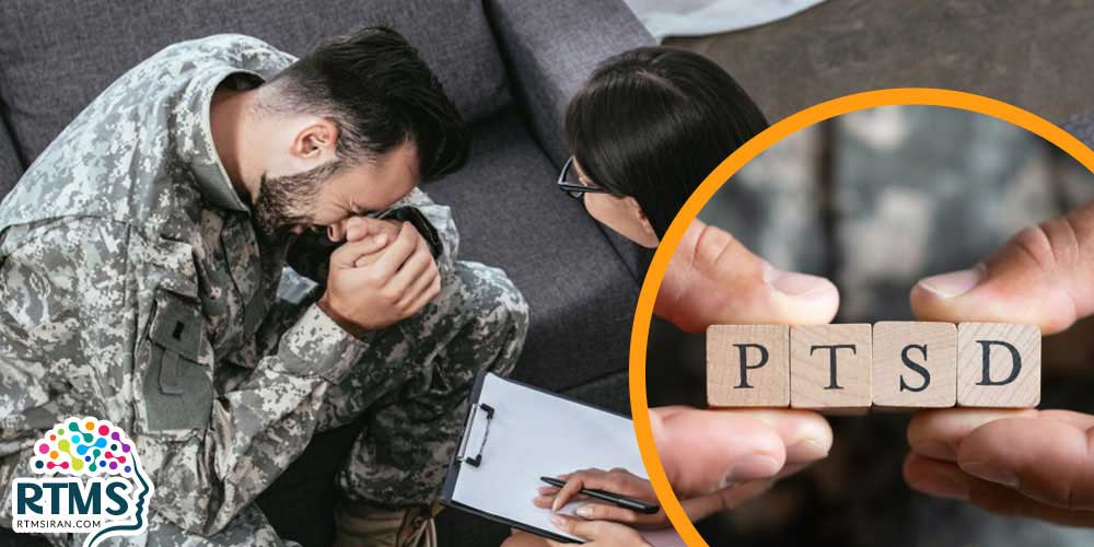 قرار دادن دستگاه برای درمان اختلال PTSD با آر تی ام اس